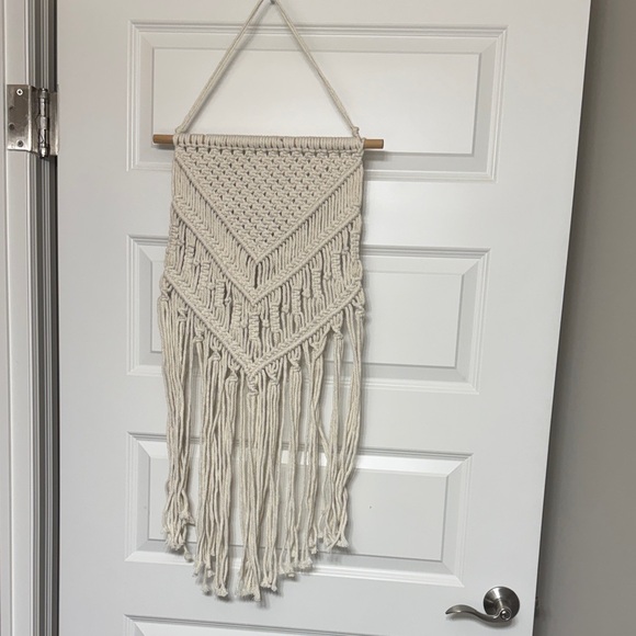 Other - Cream Macrame Wall Hanging